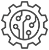 Control Engineering gear and circuit-board logo